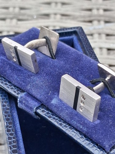 Mens 925 silver cufflinks - mens,