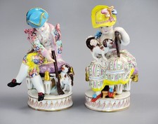 Meissen Pair of Porcelain