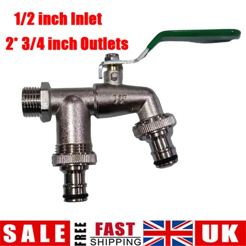 Double garden tap - garden,