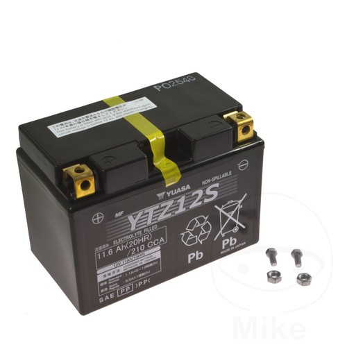 Yuasa battery ytz12s 150 mm - battery, l