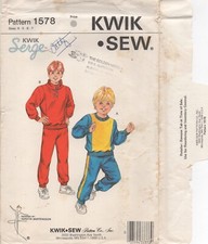 Kwik Sew Pattern 1578 Boys