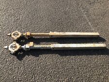 Cast Iron posts Arboretum Gothic Gate Pedestrian fence Post Pair No Fittings