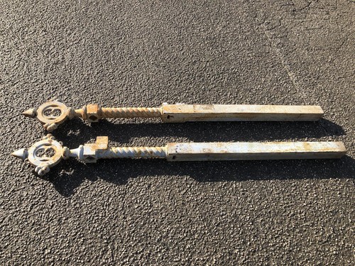 Cast iron posts - iron,