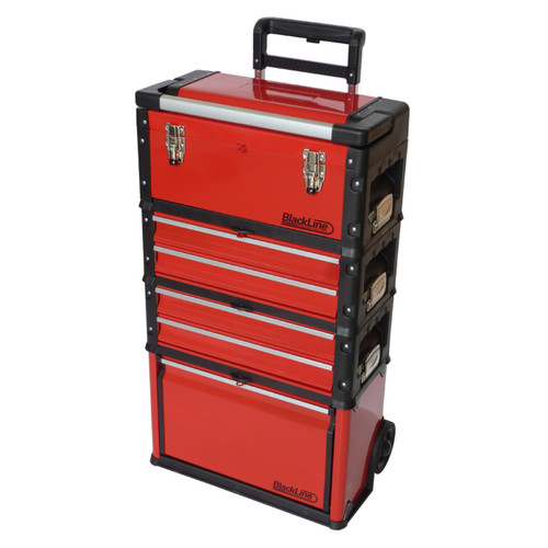 Blackline mobile roller chest - blackline,