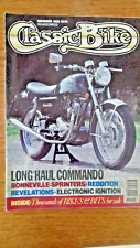 Classic Bike Magazine November 1990 : - Norton 750cc Fastback, BMW R26 & R25.
