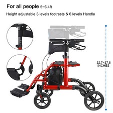Rollator Walker 2 in 1 Medical