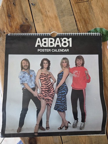 Abba poster calendar - poster, 1981