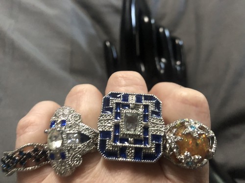 Job lot silver plated - lot, 4