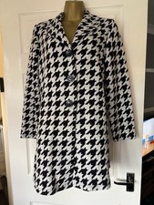 Nina Leonard Houndstooth Coat