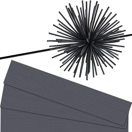 Rubber bow whisker set - rubber,