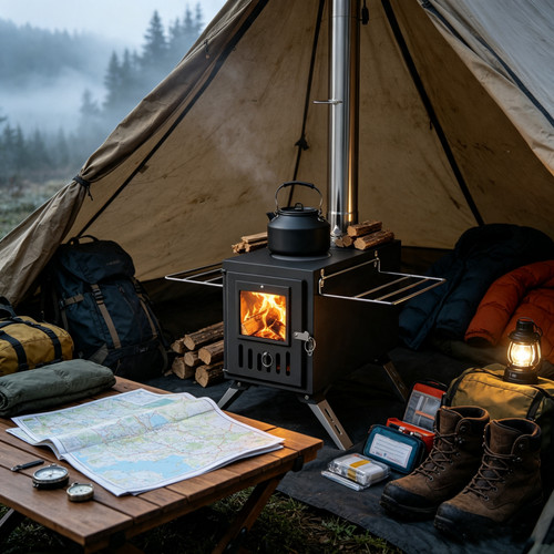 Camping wood burning - camping,
