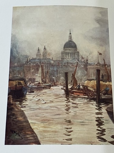 Antique 1910 colour print - colour,