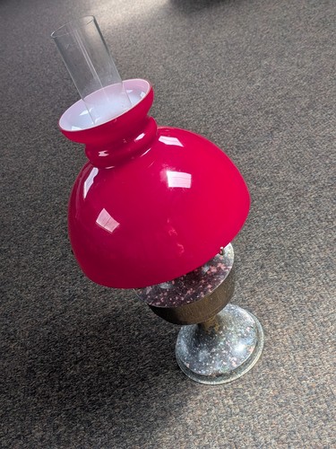 Aladdin oil lamp - no, red