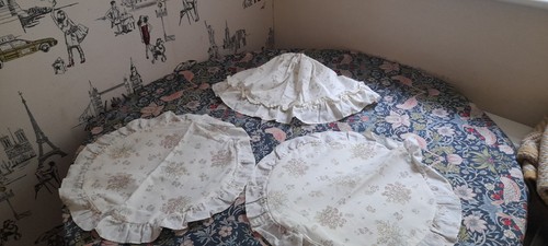 Fabric vintage lampshade - fabric,
