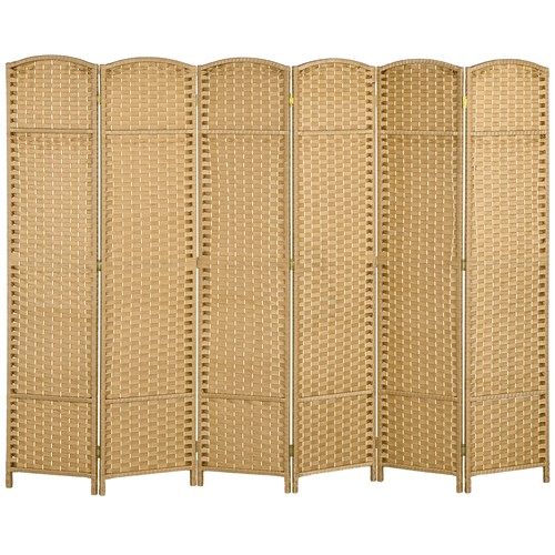 Homcom folding room divider - folding,