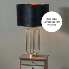 Gold wire table lamp base - wire,