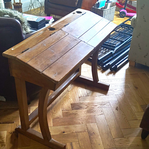Antique dutch wooden sloped - antique,