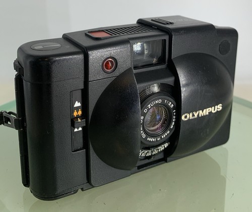 Serviced olympus xa2 - "serviced",