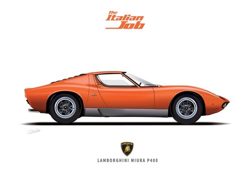 Lamborghini miura italian job - miura,