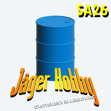 SA26 Scale Model Oil Drum – Industrial Barrel for RC Boats, Dioramas, and Work S