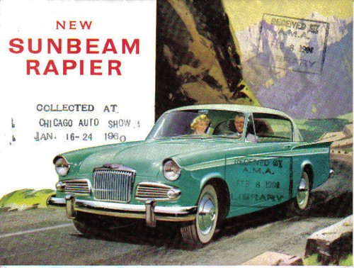 Sunbeam rapier series iii - rapier,