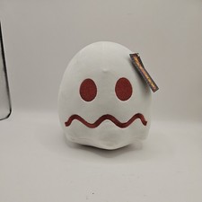 Pac-Man Pacman White Ghost Plush Soft Toy Bandai Namco Prize Red Pac Man New