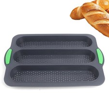 3Slot Baguette Pan Silicone