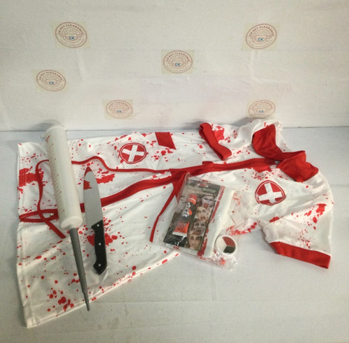 Bloody nurse costume ladies - bloody,