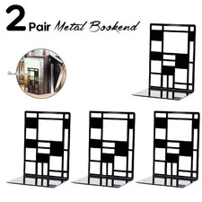 Set of  4 pcs Metal Bookends