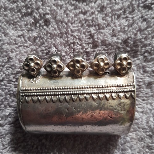 Antique indian silver taviz - antique,