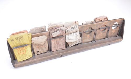 Bus coach conductors - bus, wooden