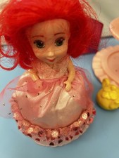 Cupcake Surprise Doll pink Hat/Dress & tea set Haschel Toys RARE