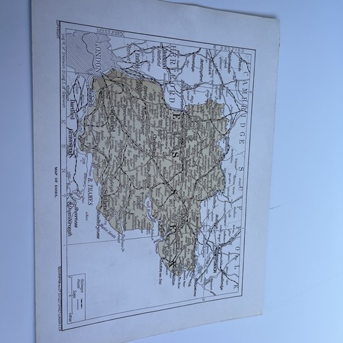 1923 map county - 1923:, vintage