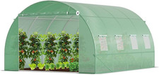 Polytunnel Greenhouse 4X3X2M 12M² Poly Tunnels Gardening Walk in Pollytunnel Ten