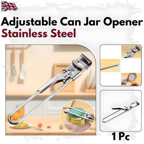 Adjustable can jar opener - can,