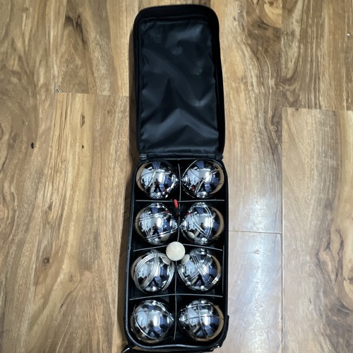 Petanque boules set metal - set, 8