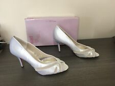 BNWB Pink Paradox London, White Satin Wedding Shoes, Size Eur 41