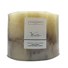 THE WHITE COMPANY Botanical Large Winter Candle 1675g Scented Luxury Gift NEW