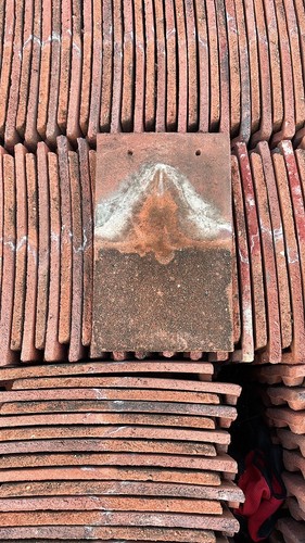 Reclaimed concrete roof tiles - reclaimed,