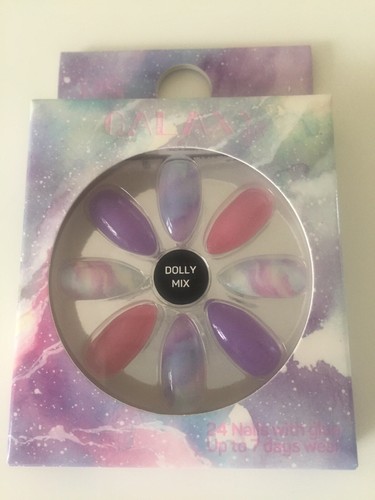 Dolly mix galaxy false nails - galaxy,