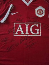 Manchester united signed shirt