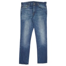 LEVIS 504 Jeans Regular Straight Fit Blue Denim Trousers Mens W32 L30