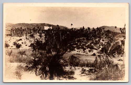 House rppc postcard desert - rppc,