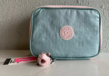 Kipling 100 Pens Case Pencil Case Metallic Fairy Green RRP£38.90 Back to School