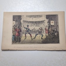 Original c1870 Colour Etching