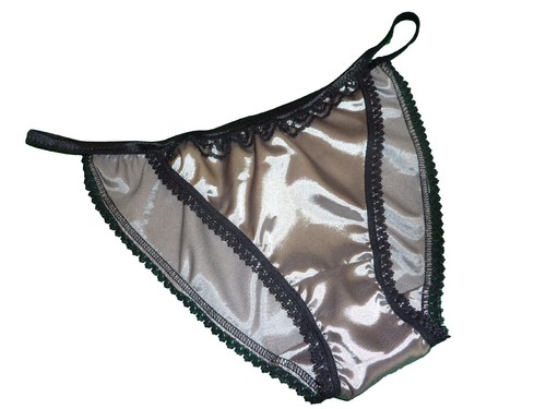 Shiny satin lace - shiny, panties