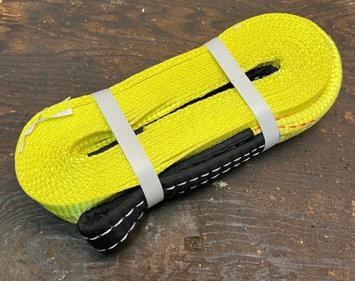 Recovery tow strap with - recovery,