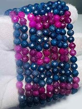 Ruby Sapphire Stretch Bracelet