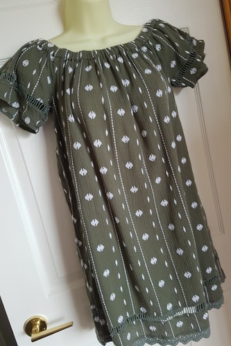 Topshop olive dress 100 - olive, 100%