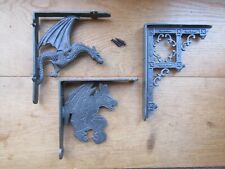 Cast iron shelf brackets